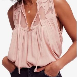 Free People Western Romance Blouse Size Large